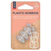 Plastic Bobbins x 3, Suits Janome